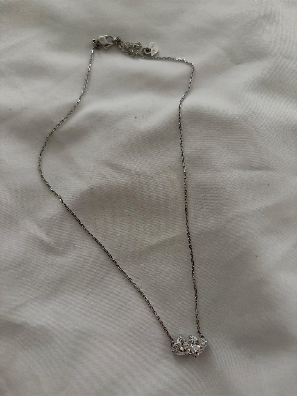 Swarovski heart crystal necklace